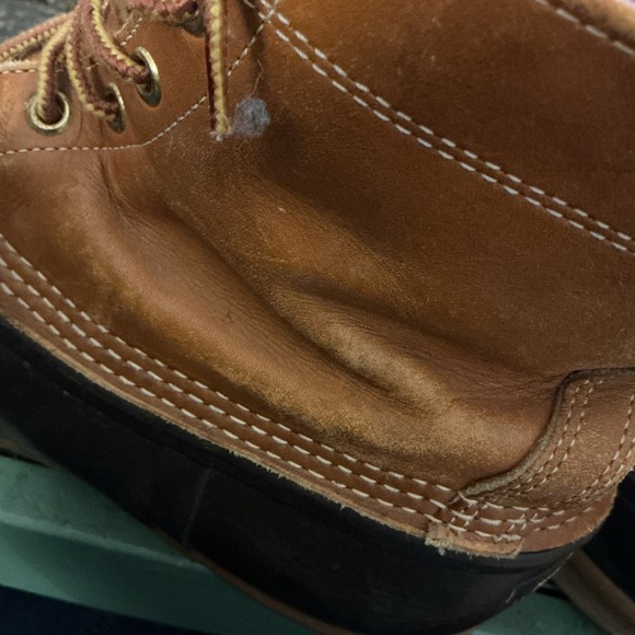 L.L. Bean Men\'s Brown and Black Rain Boots